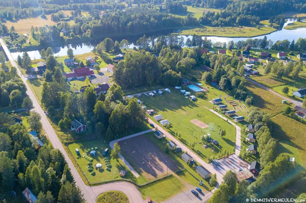 Yttermalungs Camping Postcard