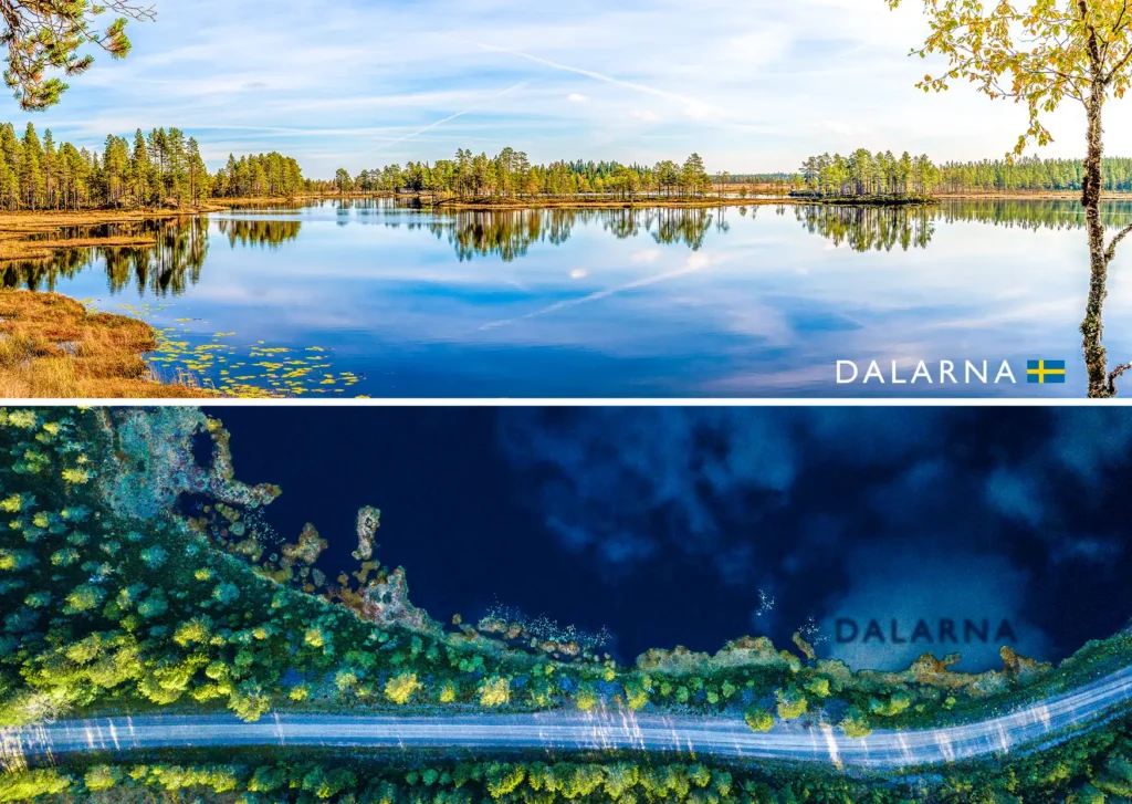 Sweden Dalarna Postcard Front