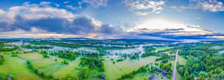 Dalarna Sunset Dimma